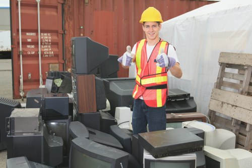 Organized decluttering during home clearance in Richmond