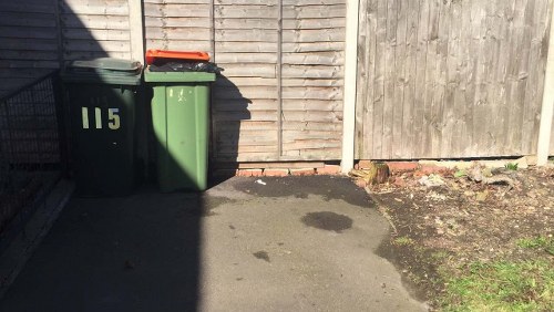 Various types of business waste including paper and plastics