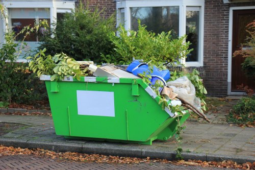 Professional waste removal services in action